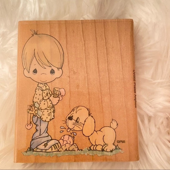 Precious Moments Rubber Stamp Stampendous - Picture 1 of 3